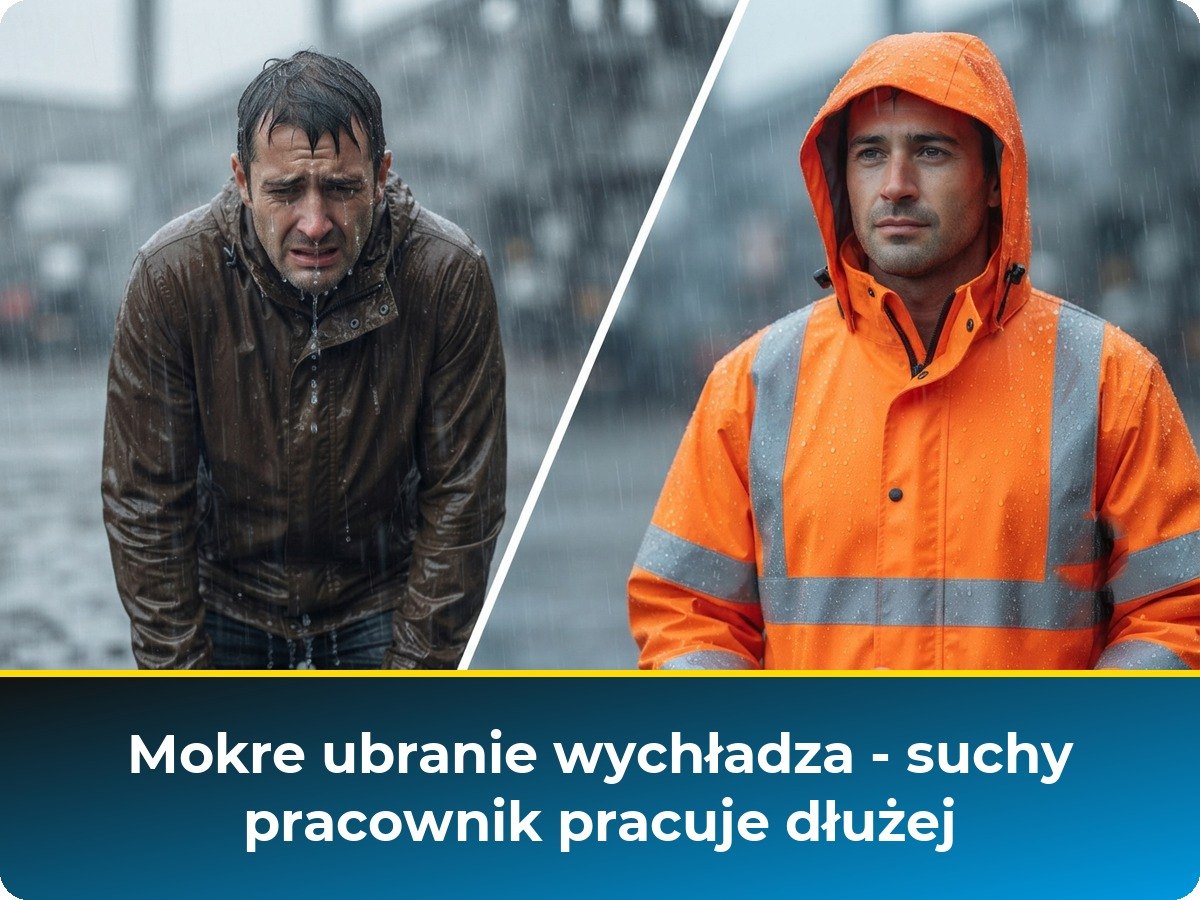 Ubrania przeciwdeszczowe do pracy - jak wybrać?