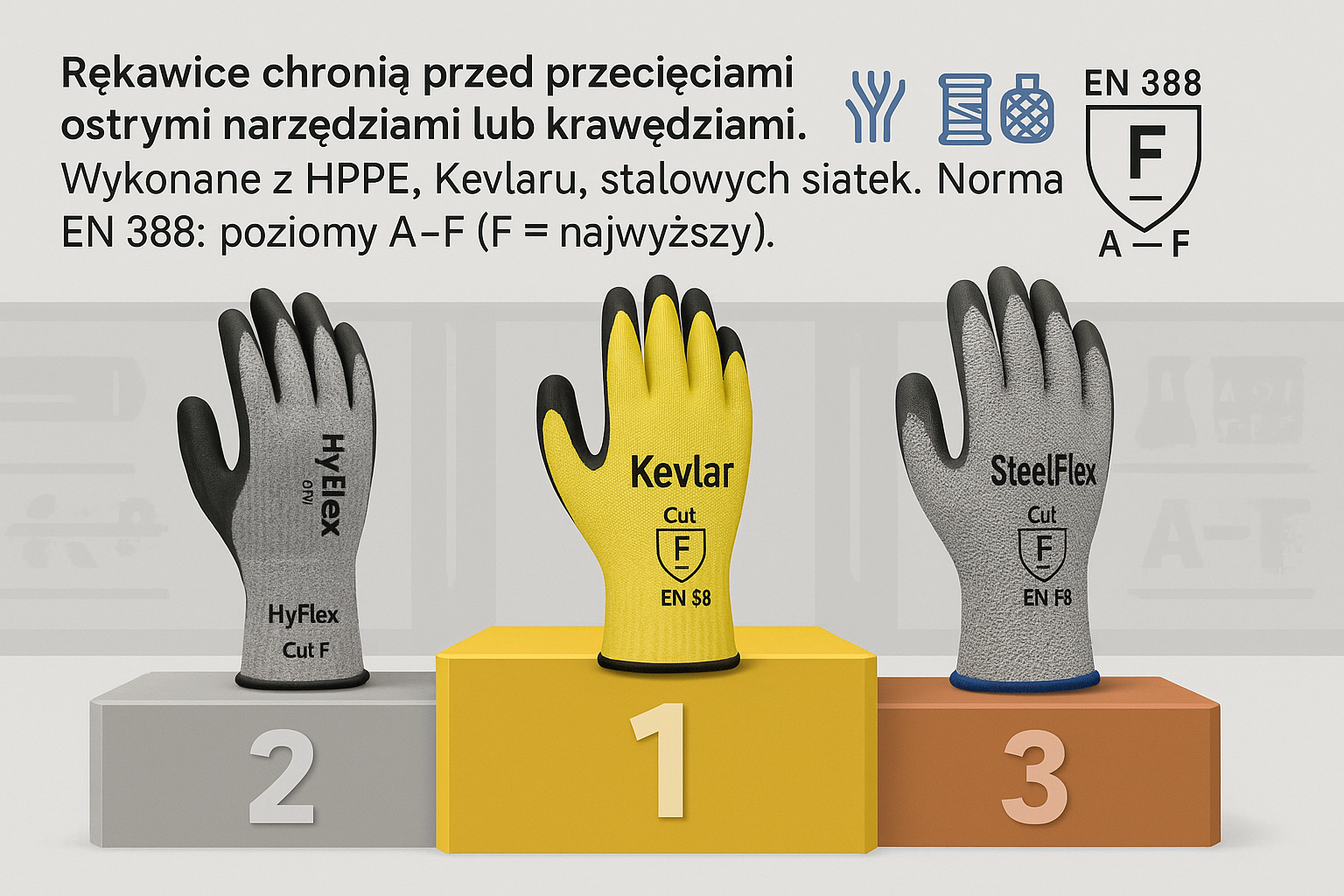 Najlepsze rękawice antyprzecięciowe dla branży przemysłowej – ranking eksperta