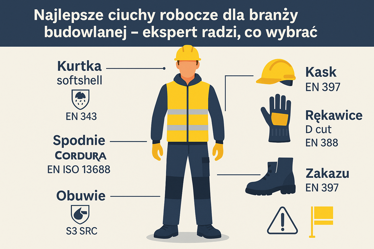 Najlepsze ciuchy robocze dla branży budowlanej – ekspert radzi, co wybrać