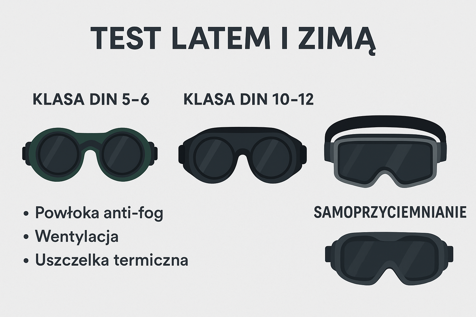 Testujemy okulary spawalnicze – który model wybrać do pracy latem i zimą?