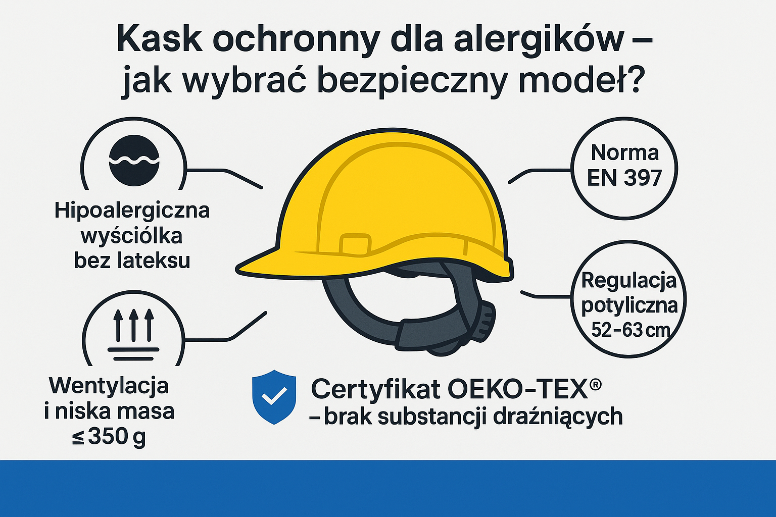 Kask ochronny dla alergików – jak wybrać bezpieczny i zgodny z normami model?