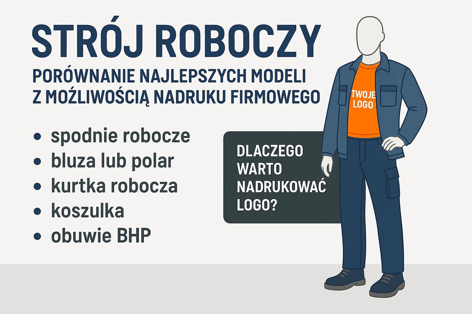 Strój roboczy – porównanie najlepszych modeli z możliwością nadruku firmowego